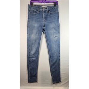 Levis 311 Shaping Skinny Jeans Womens S 28x34 Mid-Rise Stretch Medium Wash Denim